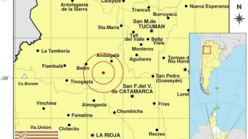 Dos temblores sacudieron el Oeste en las últimas horas