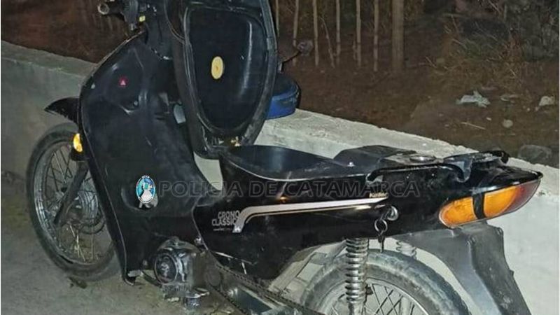 Secuestraron una moto sin papeles y descubrieron que era robada