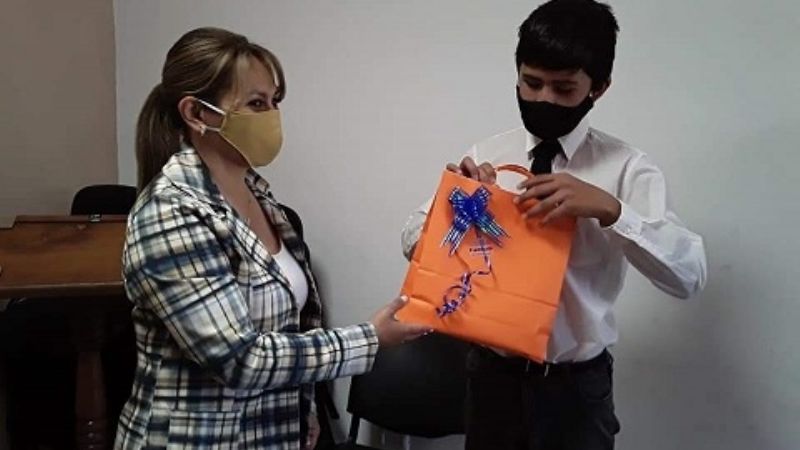 Reconocimiento para alumno fiambalense