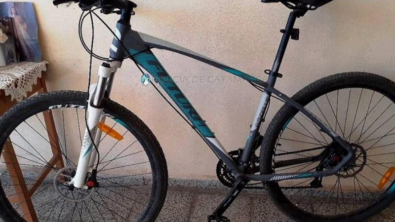 Secuestran una bicicleta en Valle Viejo