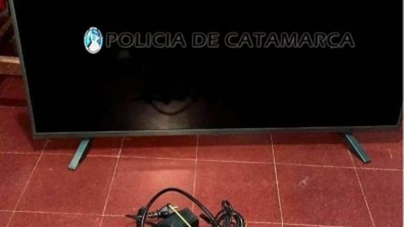 Un detenido, un tv y un auto secuestrados
