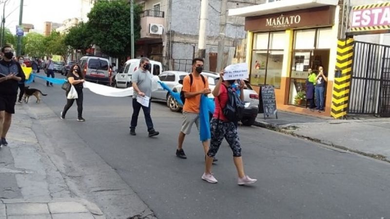 Marcharon contra el traspaso de los IES