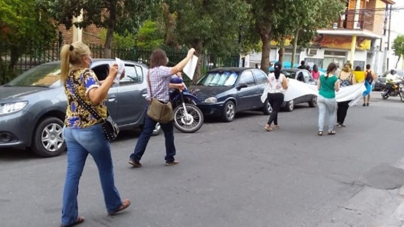 Marcharon contra el traspaso de los IES