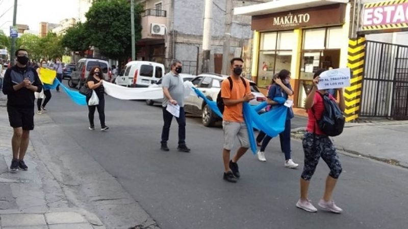 Marcharon contra el traspaso de los IES