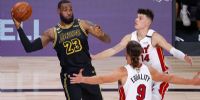 CON 33 PUNTOS, Lebron Jams fue el máximo anotador de los Lakers.