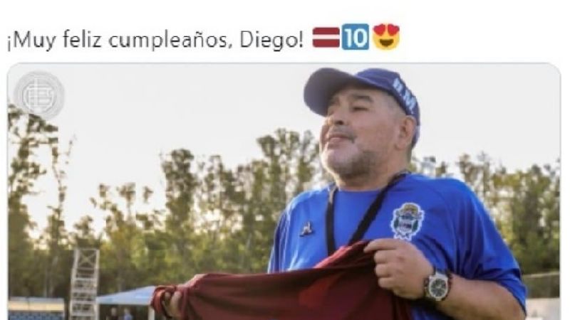 Diego sigue recibiendo saludos por su “cumple”