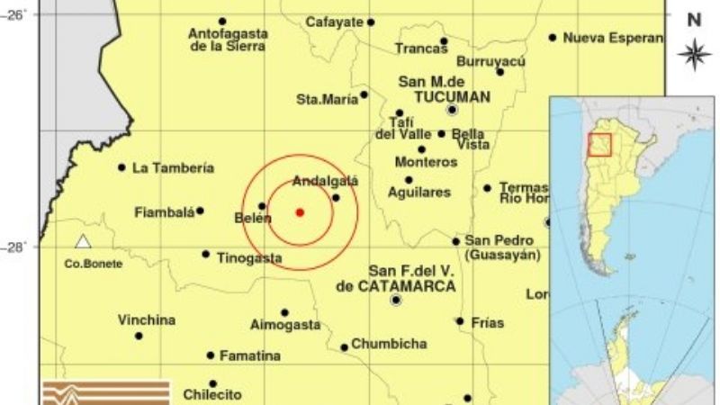 Domingo con dos temblores en el Oeste
