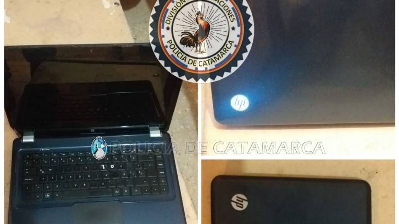 Robó dos notebooks y las vendía en Facebook con un perfil falso