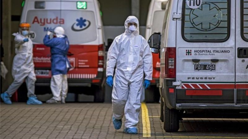 Argentina: informan otras 452 muertes y 11.242 nuevos casos