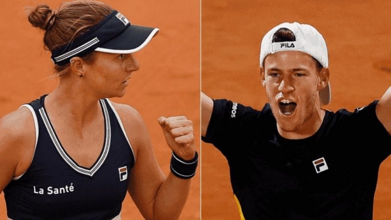 Podoroska y Schwartzman, por los 4tos. de final de Roland Garros