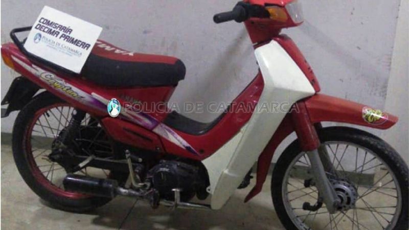 Por sospechoso, le controlaron la moto y descubrieron que era robada desde 2015