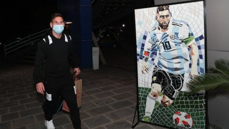 Llegó el aviooooooón…de Messi para sumarse a la Selección