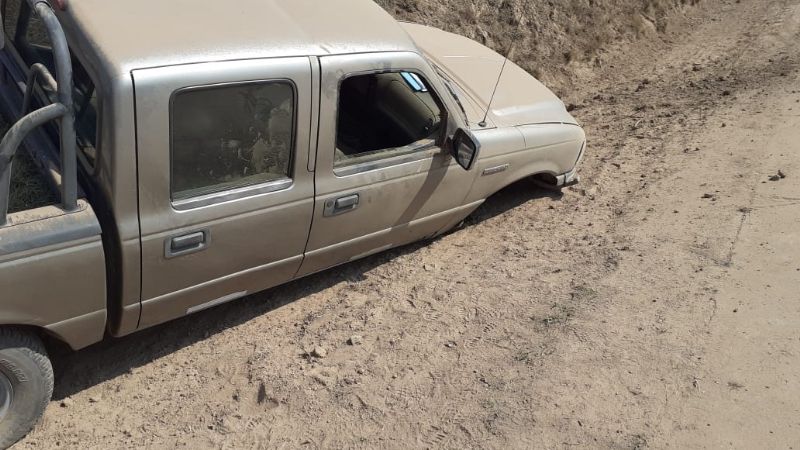 Volcó hijo de fiscal en El Rodeo