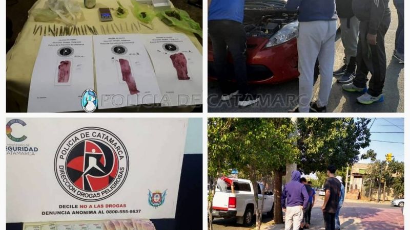 En allanamiento, secuestraron 35 porros y 11 gr. de marihuana