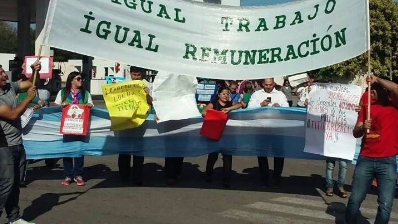 Paro de docentes de Valle Viejo