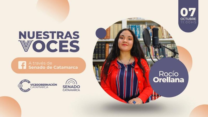 Rocío Orellana en “Nuestras Voces”