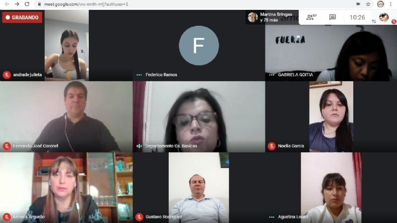 Bienvenida virtual a ingresantes en la Facultad de Tecnología