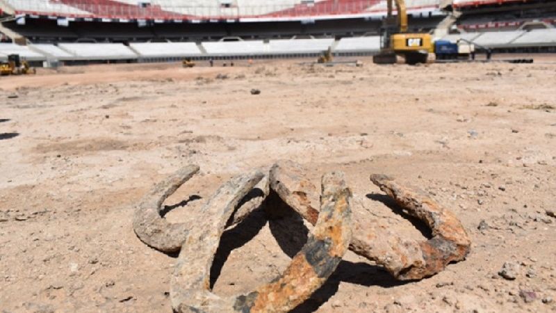 Histórico hallazgo en medio de las obras en el Monumental