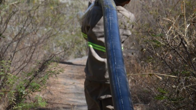 Batería de perforaciones en Río El Tala ya se encuentran en funcionamiento
