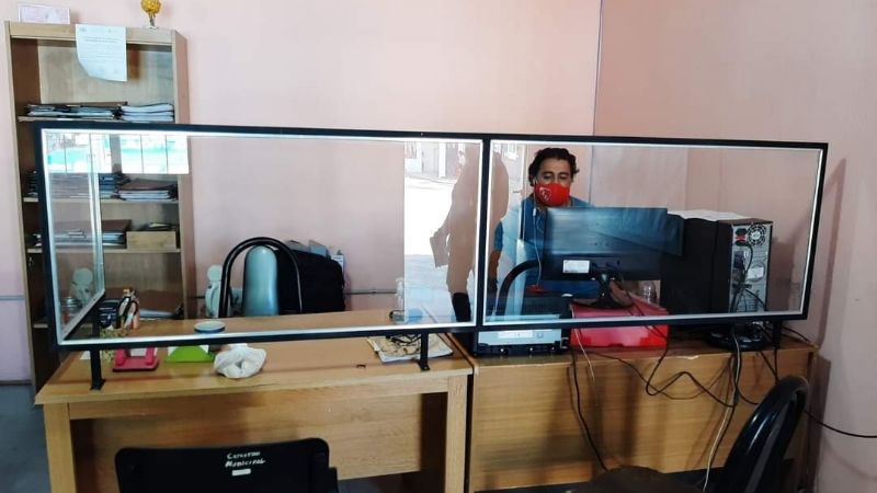 Medidas de protección en oficinas del municipio de Recreo