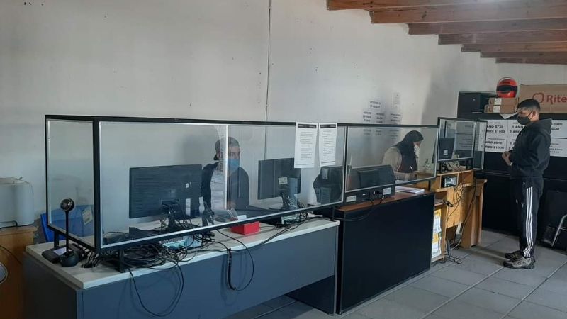 Medidas de protección en oficinas del municipio de Recreo