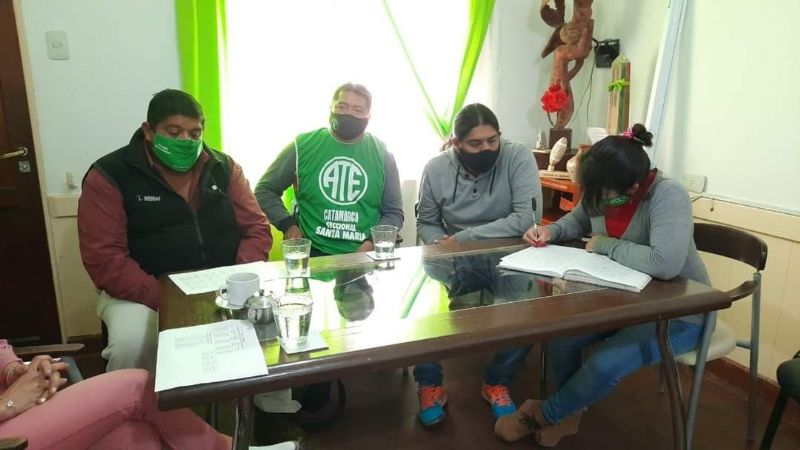 El intendente Gómez define con ATE el aumento salarial