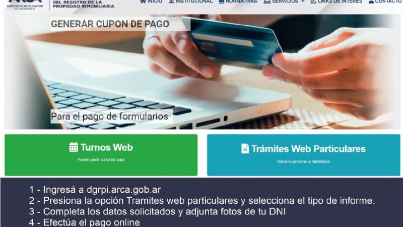 Incorporan trámites online en el Registro de la Propiedad Inmobiliaria