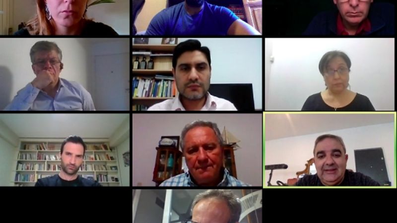 Jalil se reunió con directivos de Loma Negra