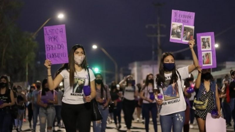 Nueva marcha pidiendo justicia por Micaela Gordillo