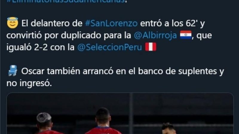 Ángel Romero la rompió en Paraguay, y San Lorenzo lo celebró