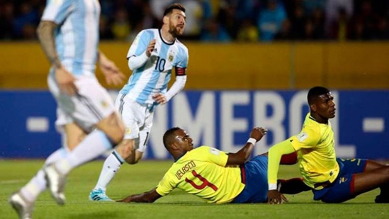 Argentina venció 1-0 a Ecuador, con gol de Messi