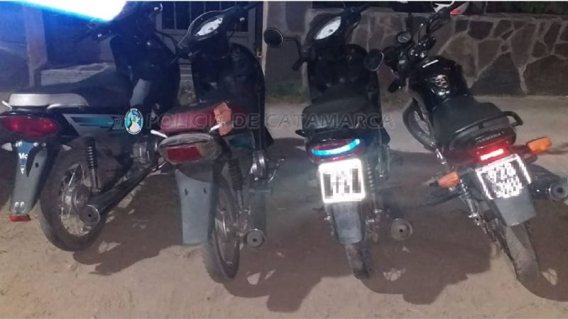 Secuestran seis vehículos y demoran a un menor que intentó evadir un control