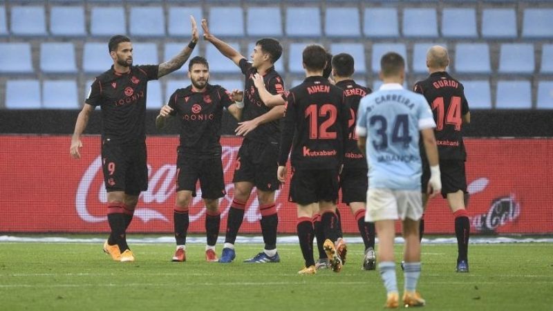 La Sociedad “vasca” goleó al Celta y es único líder