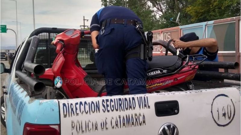 Secuestran una moto en el Nodo Sur