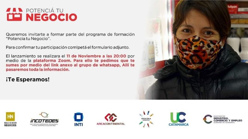 Capacitación gratuita “Potenciá tu negocio” para comercios de barrios