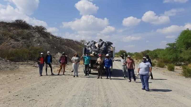 Intensos trabajos de la brigada ecológica de San José