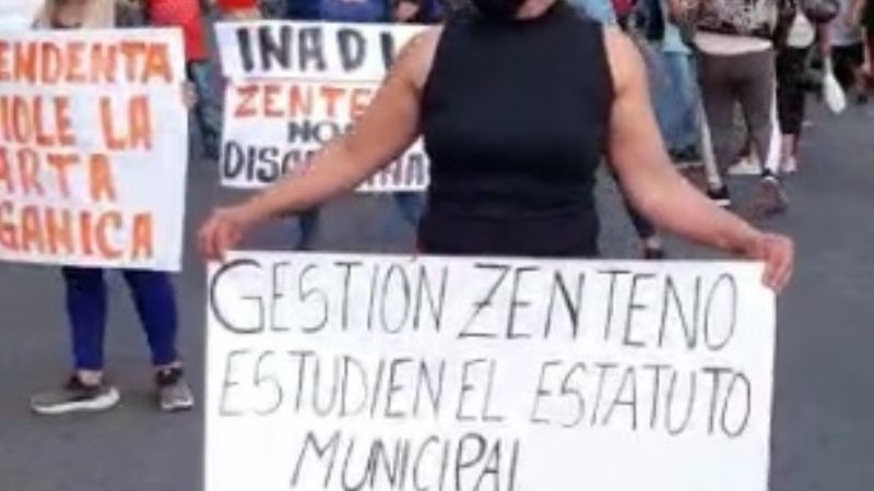 Protesta en Valle Viejo