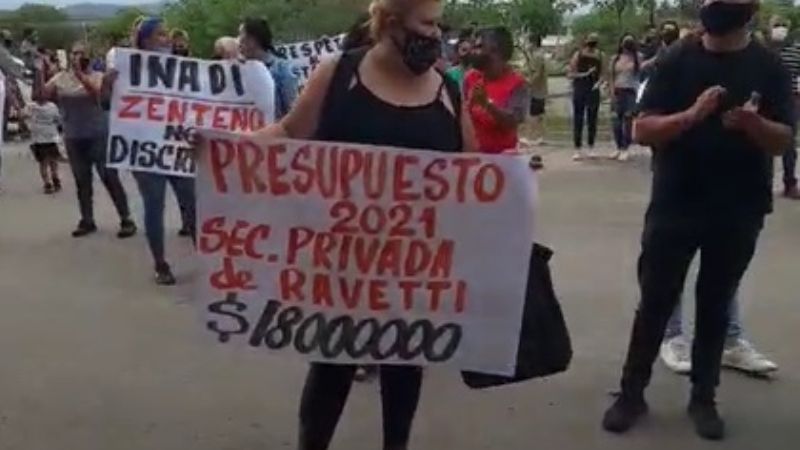 Protesta en Valle Viejo