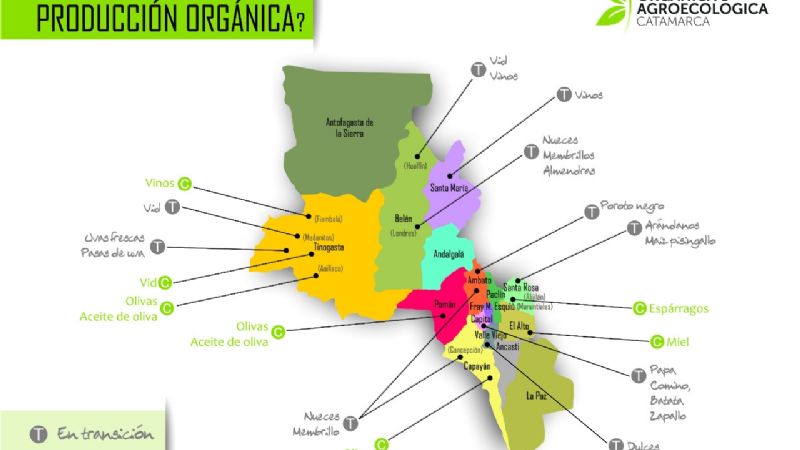 Desarrollo de la producción orgánica y agroecológica en la provincia