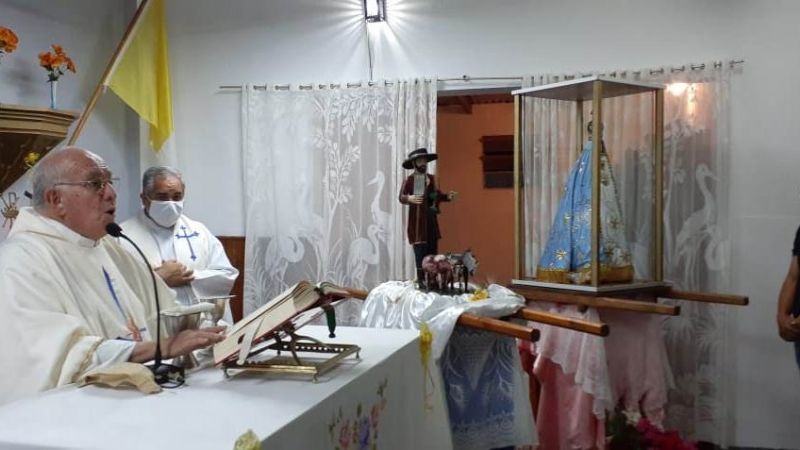 Iniciaron los actos por las Bodas de Oro de la capilla de Monte Potrero