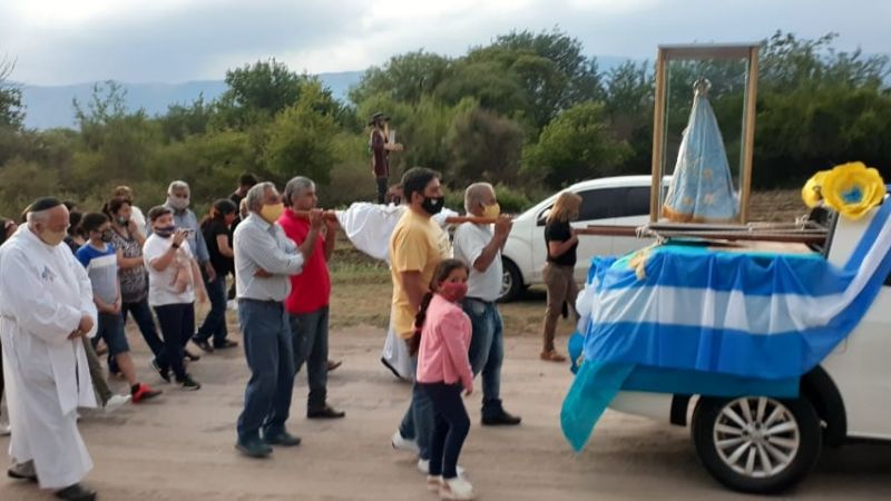 Iniciaron los actos por las Bodas de Oro de la capilla de Monte Potrero