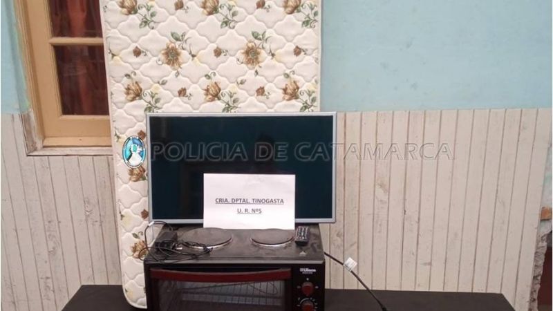 Con falsa identidad, alquiló una cabaña y robó los electrodomésticos