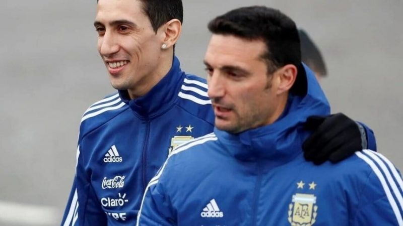 Scaloni habló de Messi, Di María y Dybala