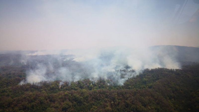 Brigadistas catamarqueños viajan a Jujuy para combatir un gran incendio
