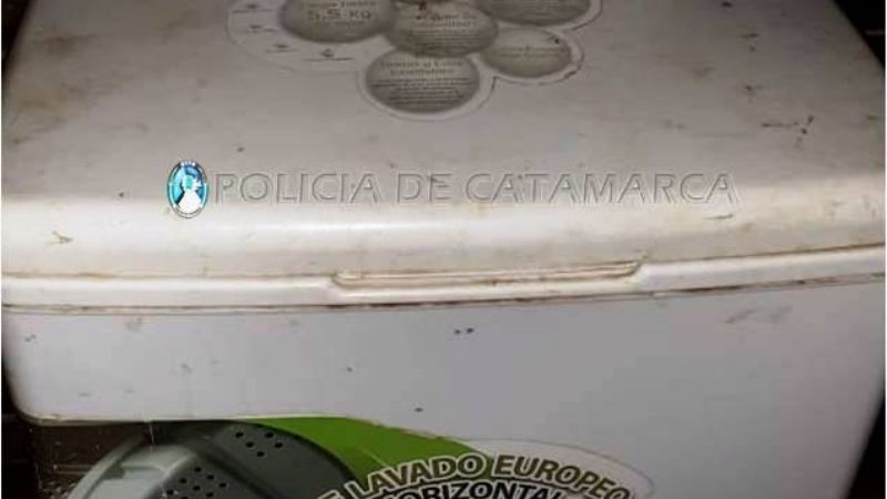 Recuperan un lavarropas robado en Los Altos