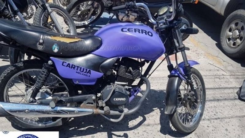 Secuestran una moto en la Capital