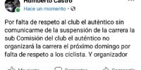 POCAS PULGAS. Para Humberto Castro, de El Auténtico, fue una falta de respeto