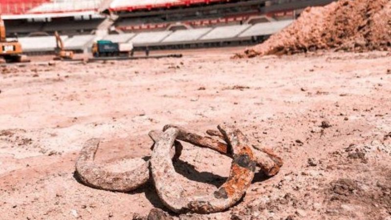 Otro sorpresivo hallazgo en las obras del Monumental