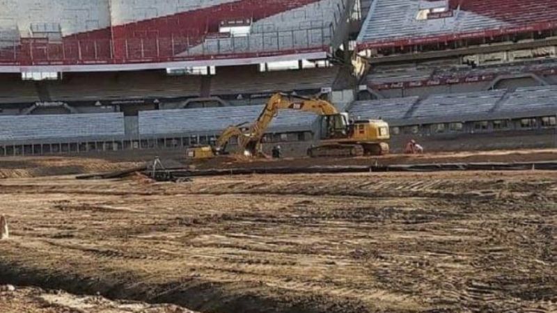 Otro sorpresivo hallazgo en las obras del Monumental