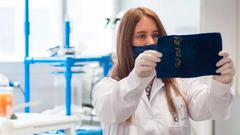 Científica argentina creó un material que inactiva al coronavirus